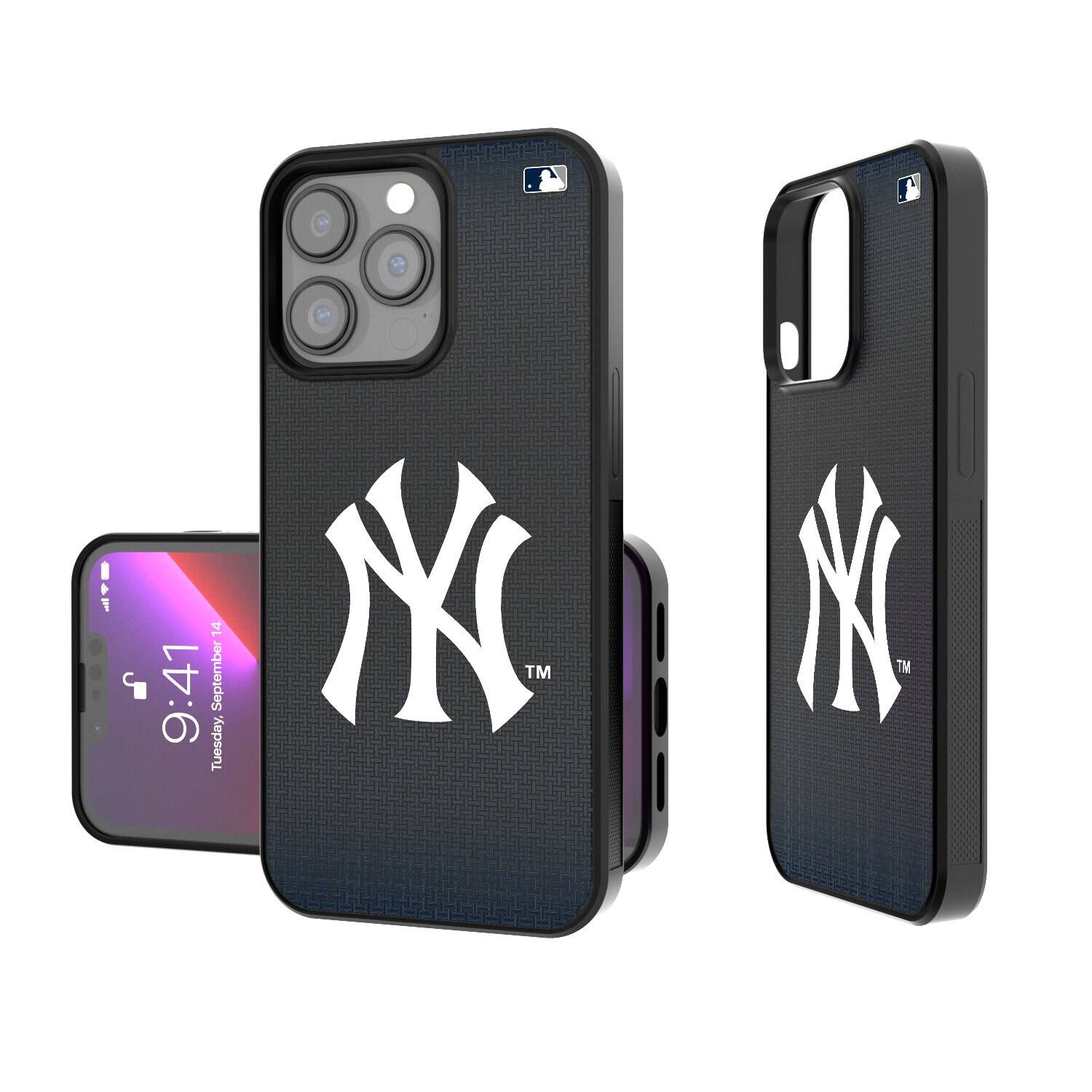 Keyscaper - MLB - New York Yankees Linen Logo iPhone Bump Case - 15 Plus - Black price history on PriceWatchPro