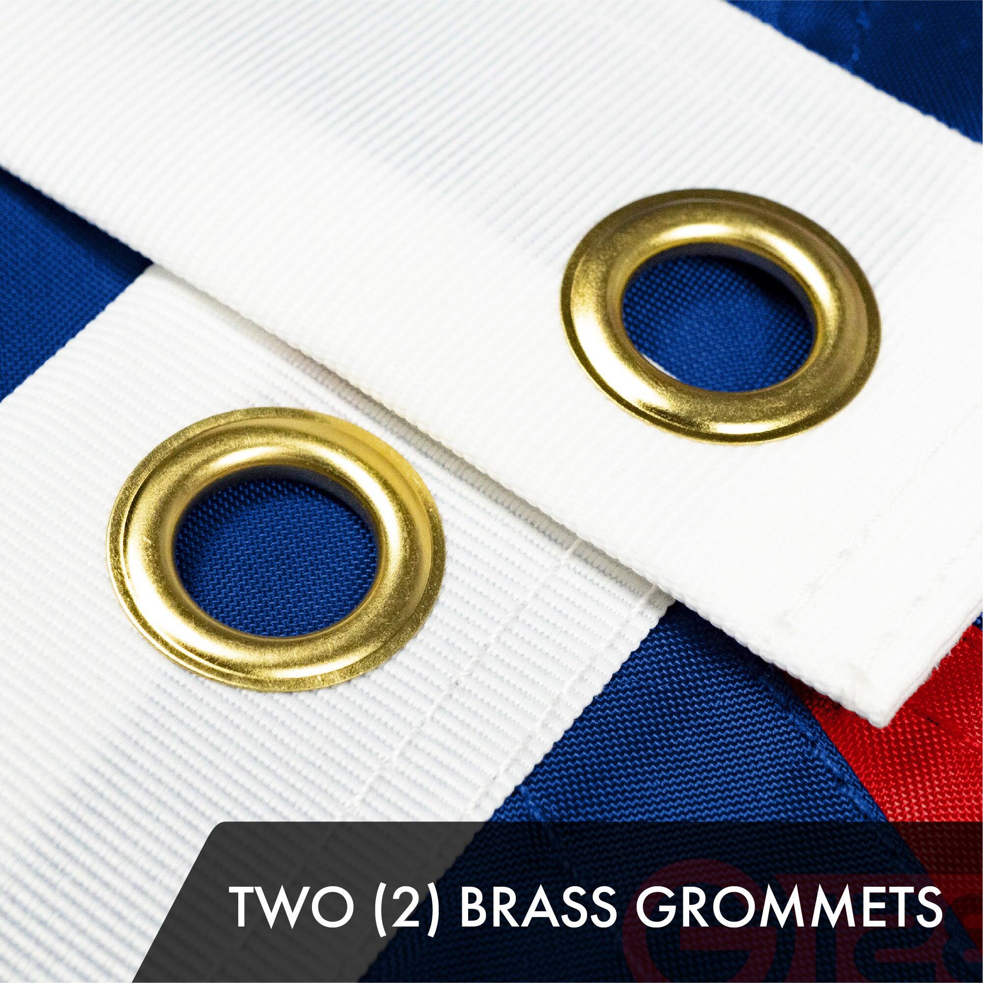 TWO (2) BRASS GROMMETS