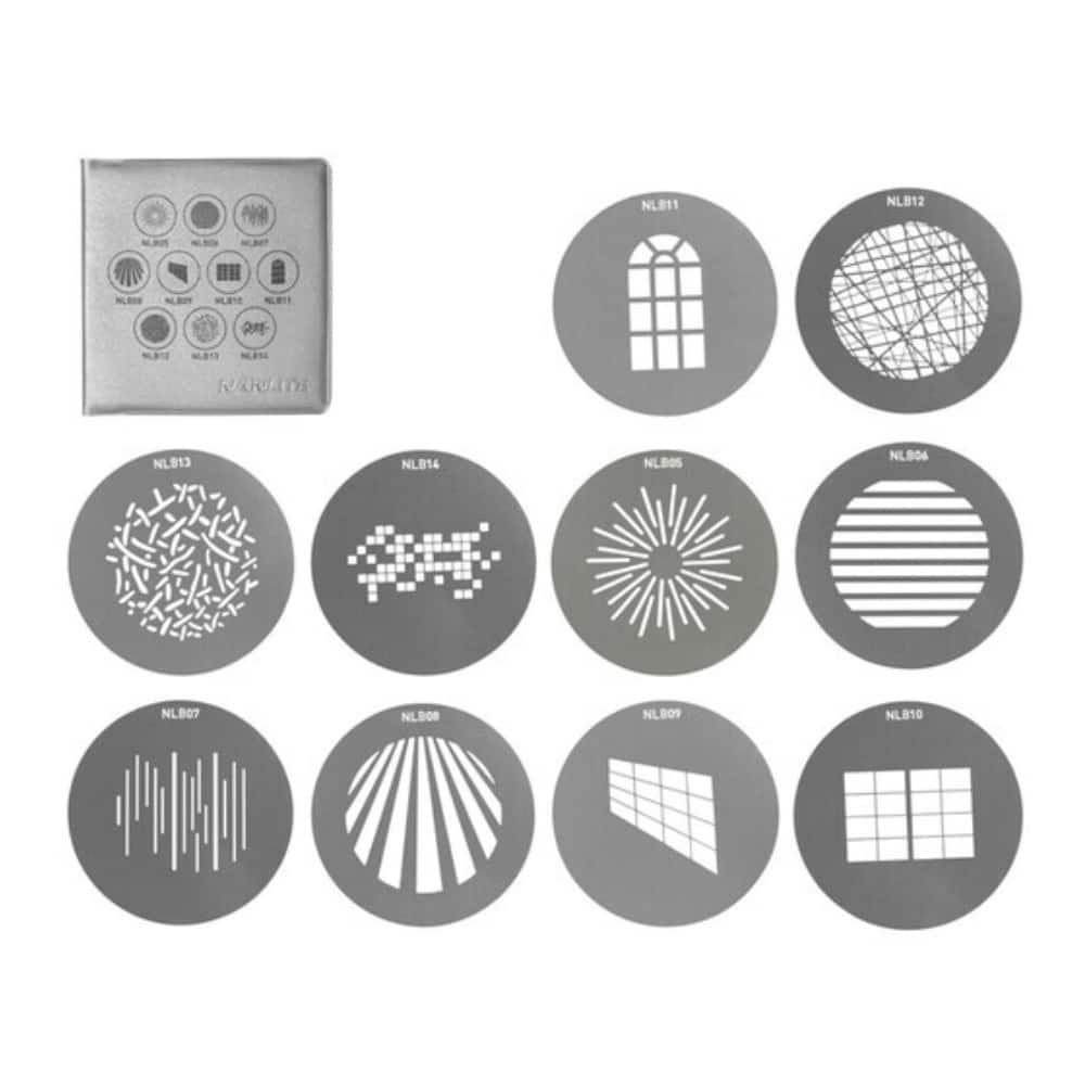 NANLITE - BM Bowens Mount Projection Attachment Gobo Set 1 (10-Pack)