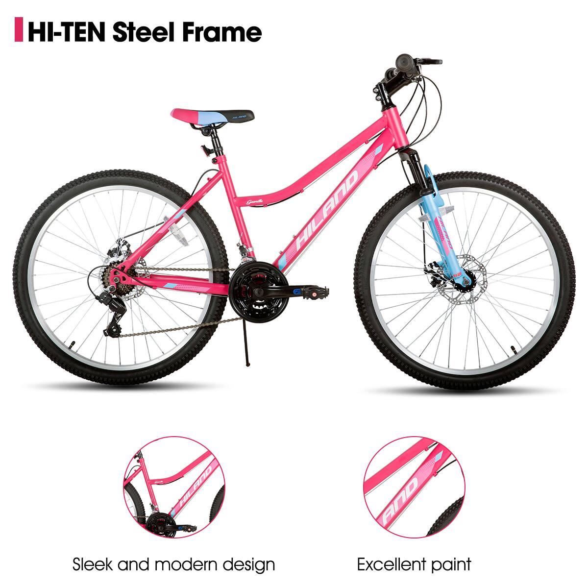 HI-TEN Steel Frame

Sleek and modern design

Excellent paint