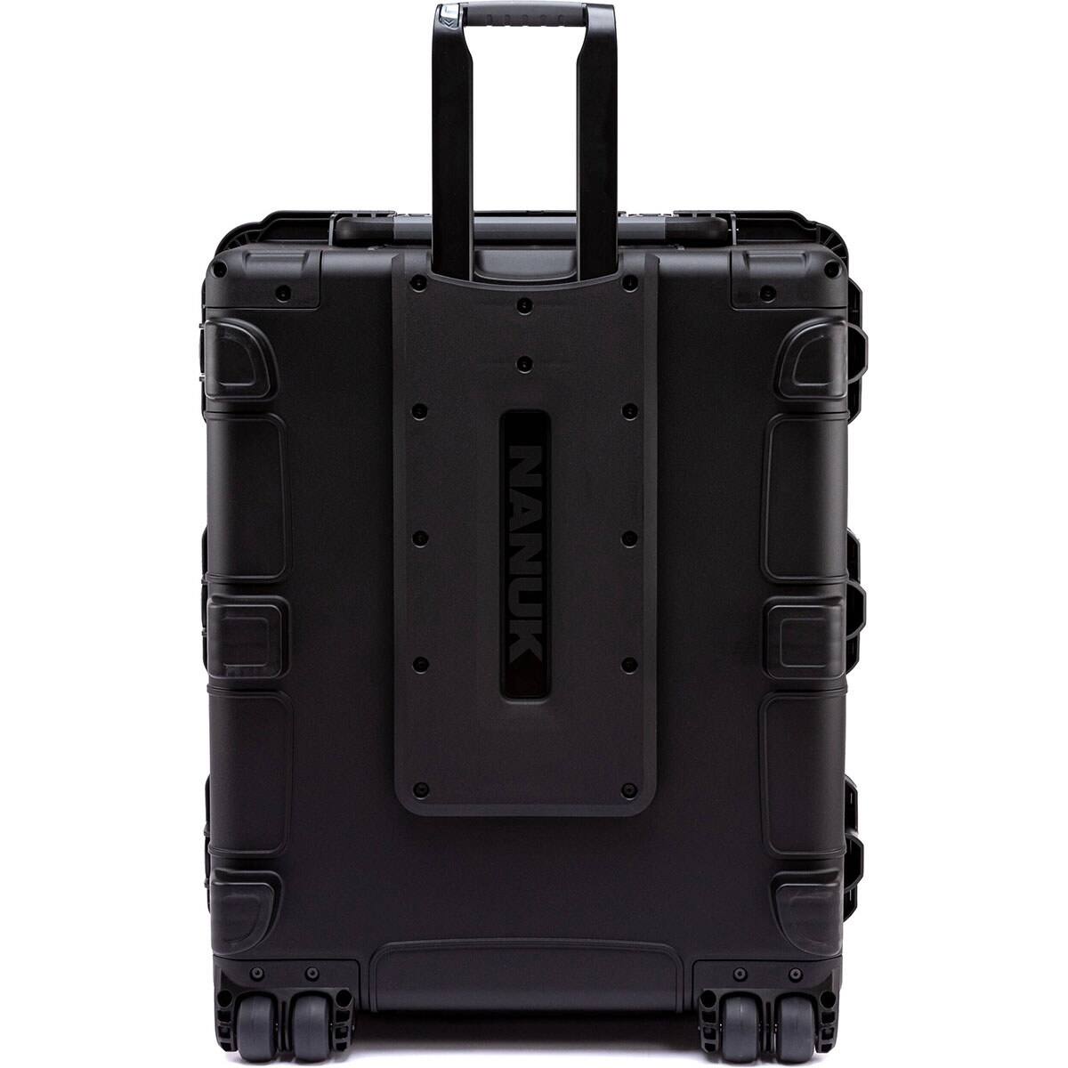 Alt View 2. NANUK - Nanuk 976 Wheeled Waterproof Standard Hard Case, Black - with Foam Interior.