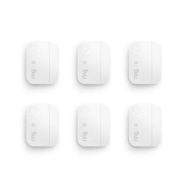 Ring - Window-Door Sensor Instant notifications on Amazon Sidewalk, no base station needed, Pro Monitoring sold separately 6pk - White