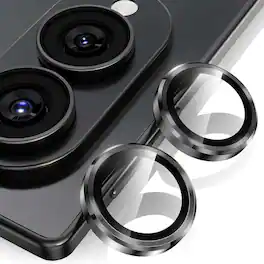 Dteck - Camera Lens Protector for Samsung Galaxy Z Fold 8 (2026), HD Clarity, Scratch Protection, Real Metal Glass Lens Cover - Black