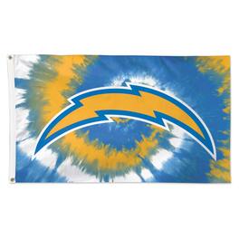WinCraft - Los Angeles Chargers 3' x 5' Tye Dye Deluxe Single-Sided Flag - Multicolor