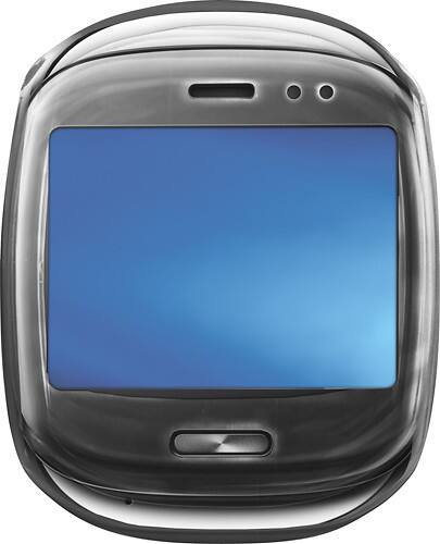 Front Standard. Xentris Wireless - Snap-On Case for Microsoft KIN ONE Mobile Phones - Clear.