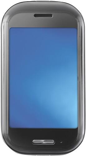 Front Standard. Xentris Wireless - Snap-On Cover for Microsoft KIN TWO Mobile Phones - Clear.