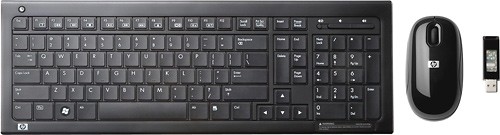 HP - Elite Wireless Keyboard and Optical Mouse
