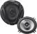 Front Standard. Kenwood - 5-1/4" 3-Way Car Speakers with Polypropylene Cones (Pair).