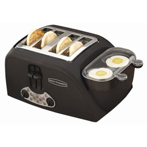 Back to Basics TEM500 Egg-and-Muffin 2-Slice Toaster and Egg Poacher