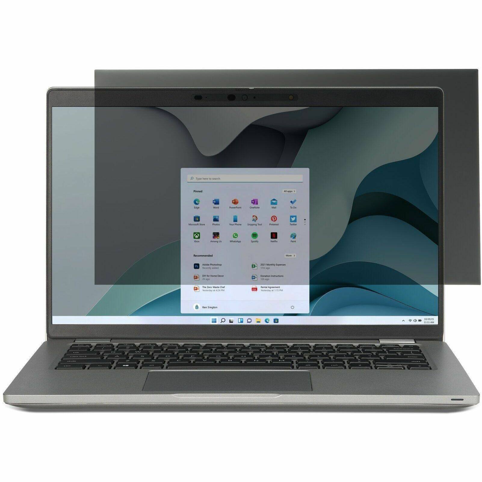 Alt View 2. Kensington - Kensington EQ Privacy Screen Filter for Laptops 14.0" (16:10) - For 14" Widescreen LCD Notebook - 16:10 - Scratch.