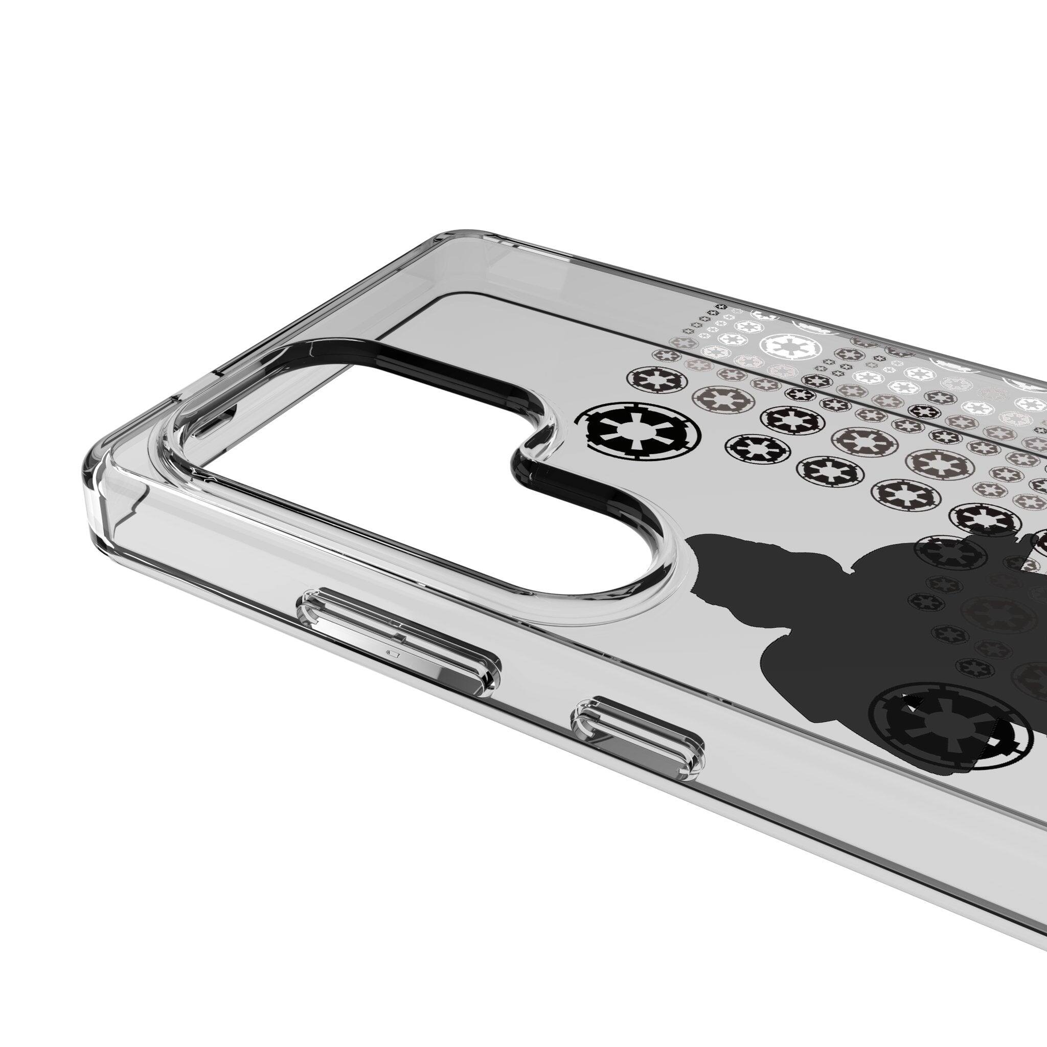 Left. Keyscaper - Star Wars: A New Hope Quadratic Clear Phone Case - Samsung Galaxy S23 Plus - Stormtrooper.