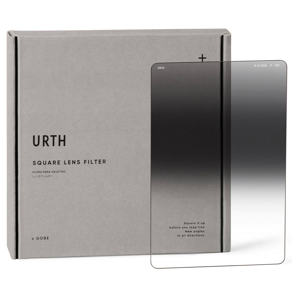 Urth 100x150mm Square Reverse Graduated ND8 3 Stop Lens Filter Plus+ ...
