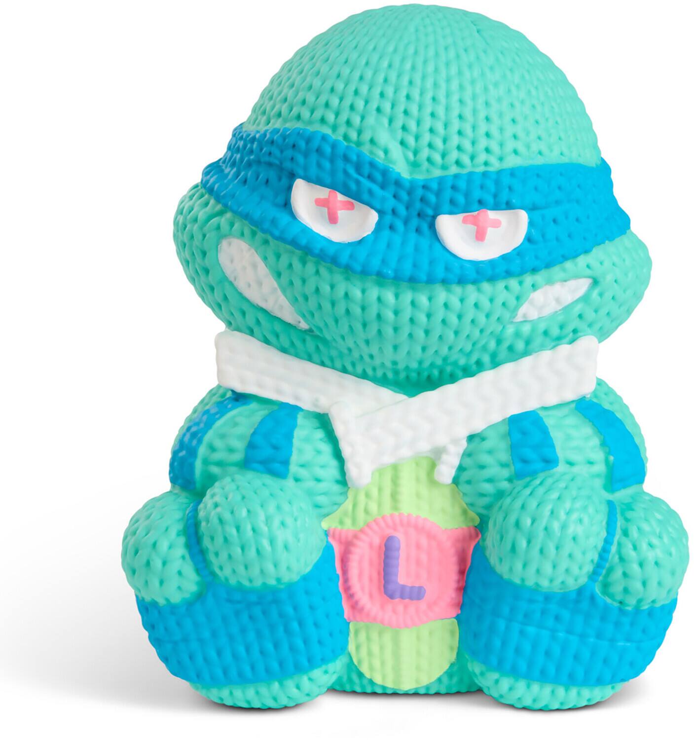 Teenage Mutant Ninja Turtles (TMNT) - Leonardo Blacklight Limited Edition Vinyl Figure – Handmade by - COLLECTIBLES