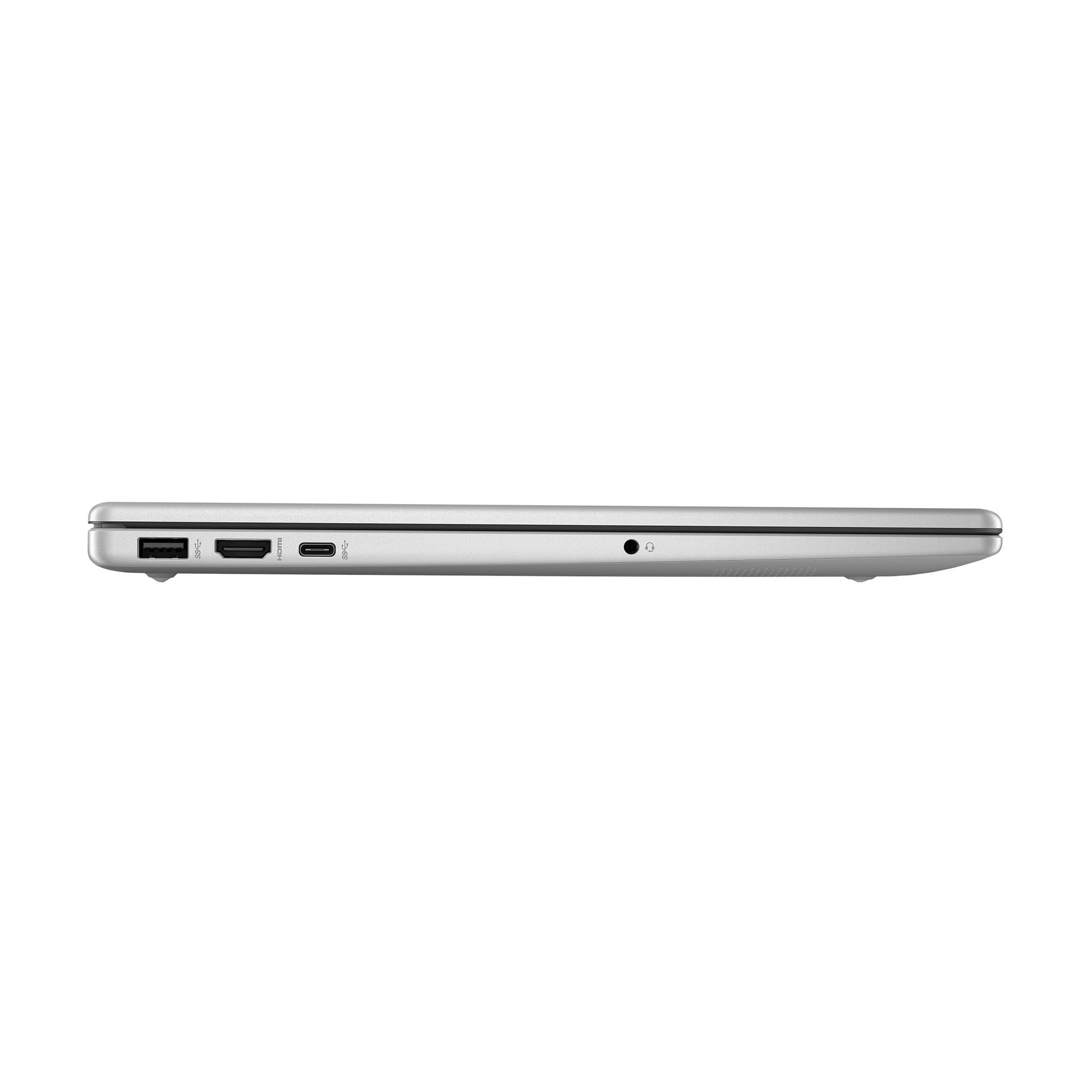 Back. HP - HP 14-ep20 14" FHD Laptop, Intel Core 3 N355, 16GB, 512GB, Windows 11 Home - Silver.