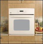 Front Standard. GE - 27" Built-In Single Electric Wall Oven - Bisque-on-Bisque.