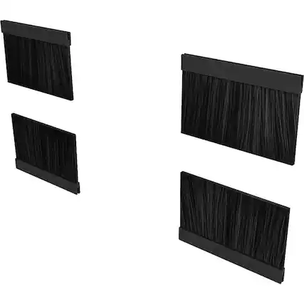 Front. Vertiv - CBL PASS THROUGH BRUSH KIT FOR TOP PANEL - Black.