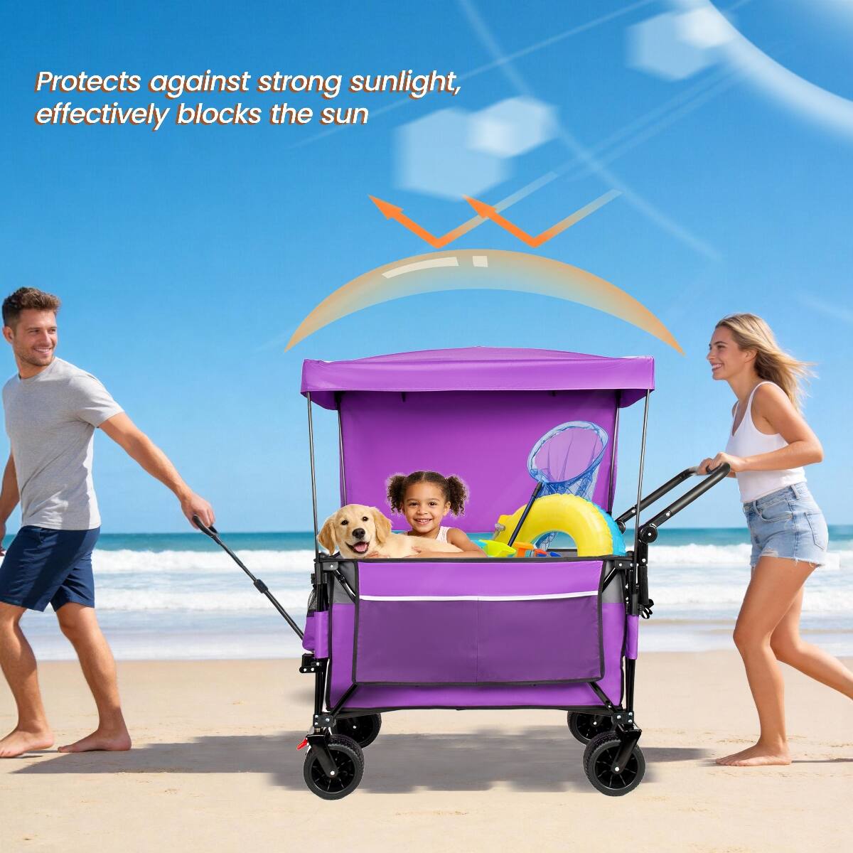 Protects against strong sunlight, effectively blocks the sun