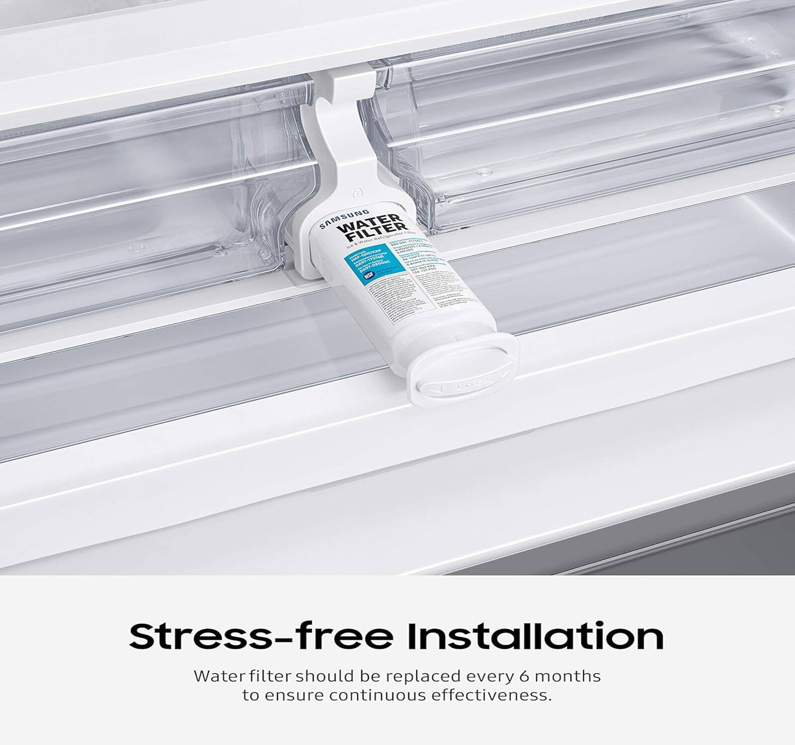 Stress-free Installation

Water filter should be replaced every 6 months to ensure continuous effectiveness.