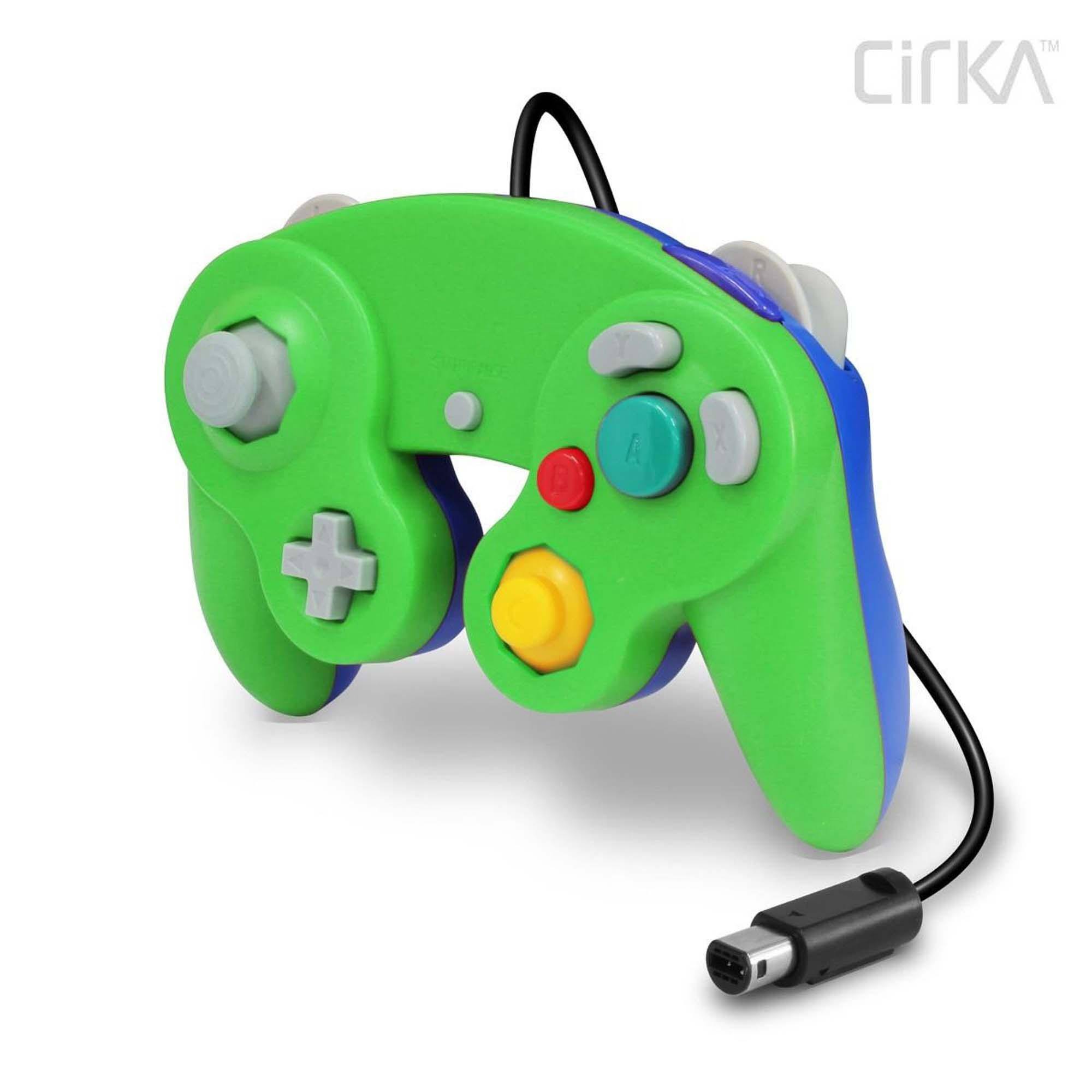 Back. CirKa - CirKa Wired Controller For GameCube/Wii Green - Green.