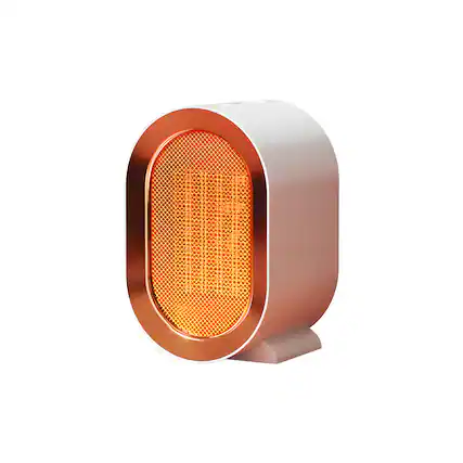 Front. Cluzine - Mini Space Heater, 3s Fast Heat, 2-Speed Temp, Ultra Quiet, Desktop Use.