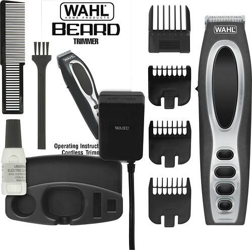 Front Standard. Wahl - Beard Trimmer - Black.