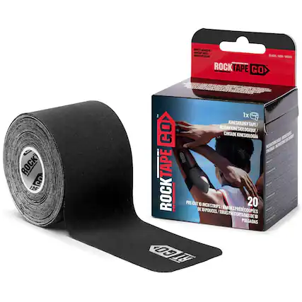 ROCKTAPE GO
1x KINESIOLOGY TAPE / RUBAN KINESIOLOGIQUE / CINTA DE KINESIOLOGIA
PRE-CUT 10-INCH STRIPS / BANDES PRÉCOURTÉES DE 10 POUCES / TIRAS PRECORTADOS DE 10 PULGADAS
20 STRIPS