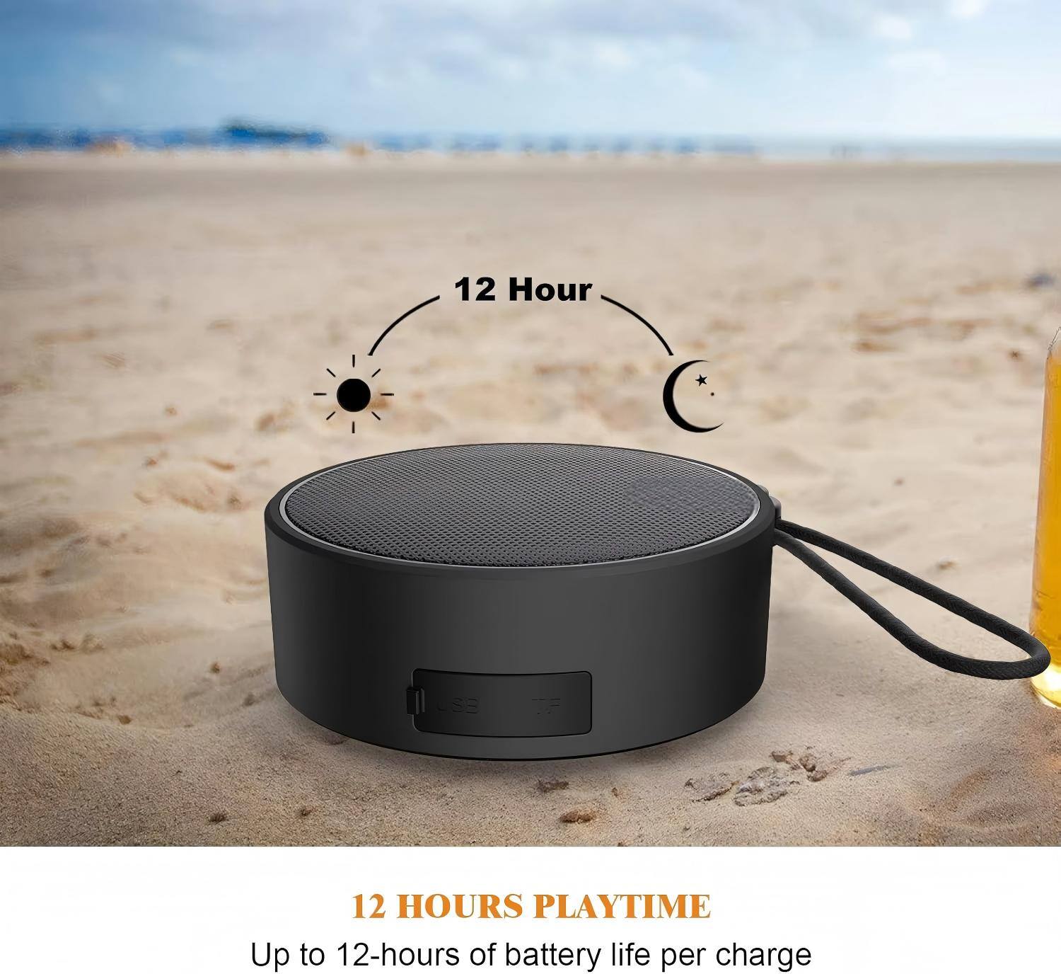 12 Hours Playtime  
Up to 12-hours of battery life per charge