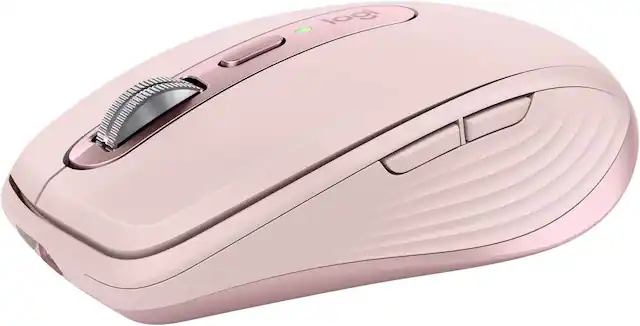 Front. Logitech - MX Anywhere 3S Mouse Compact Performance - Rose.