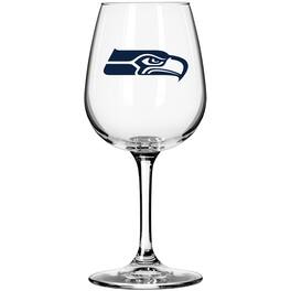 Logo Brands - Seattle Seahawks 12oz. Gameday Stemmed Wine Glass - Multicolor