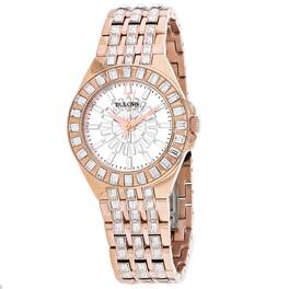 Bulova - Women's Phantom Dial Watch - 98L268 - White