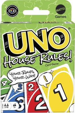 Mattel - Games - UNO House Rules Card Game - GAMES (MISC) - Multicolor