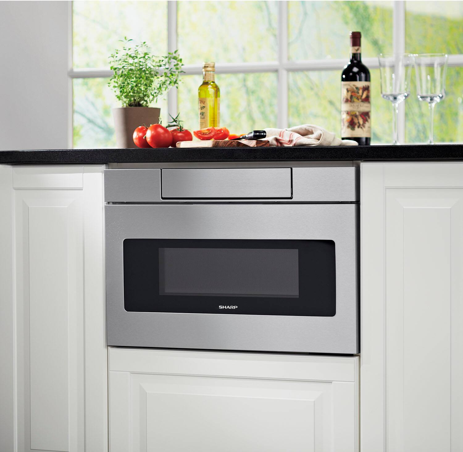 Sharp 30" 1.2 Cu. Ft. Builtin Microwave Drawer Stainless Steel