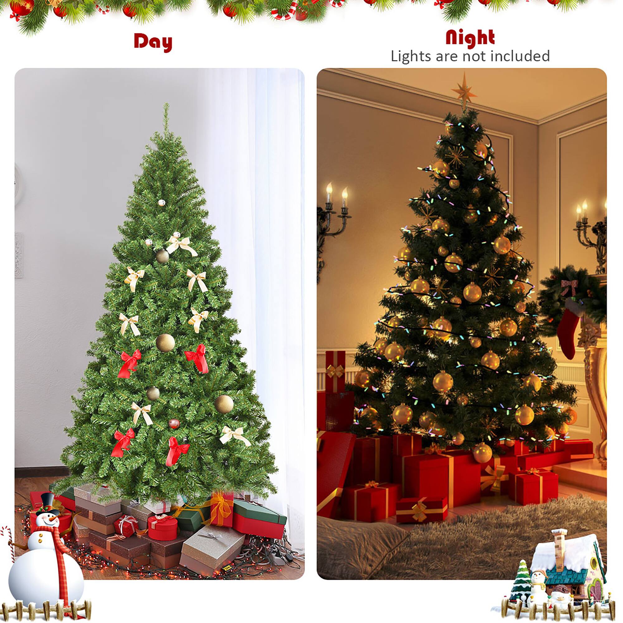 Day and night lights are not included.