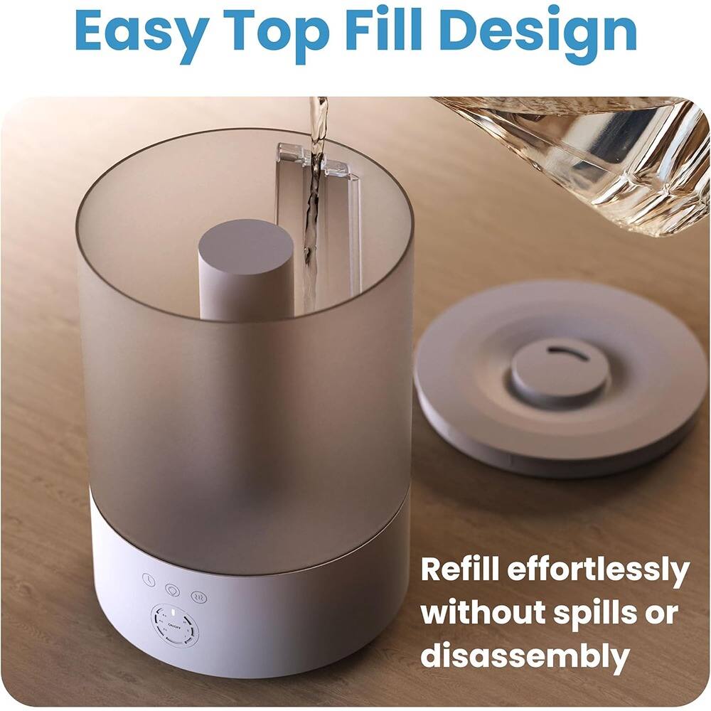 Easy Top Fill Design

Refill effortlessly without spills or disassembly
