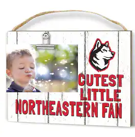 Jardine - Northeastern Huskies 8'' x 10'' Cutest Little Weathered Logo Clip Photo Frame - White