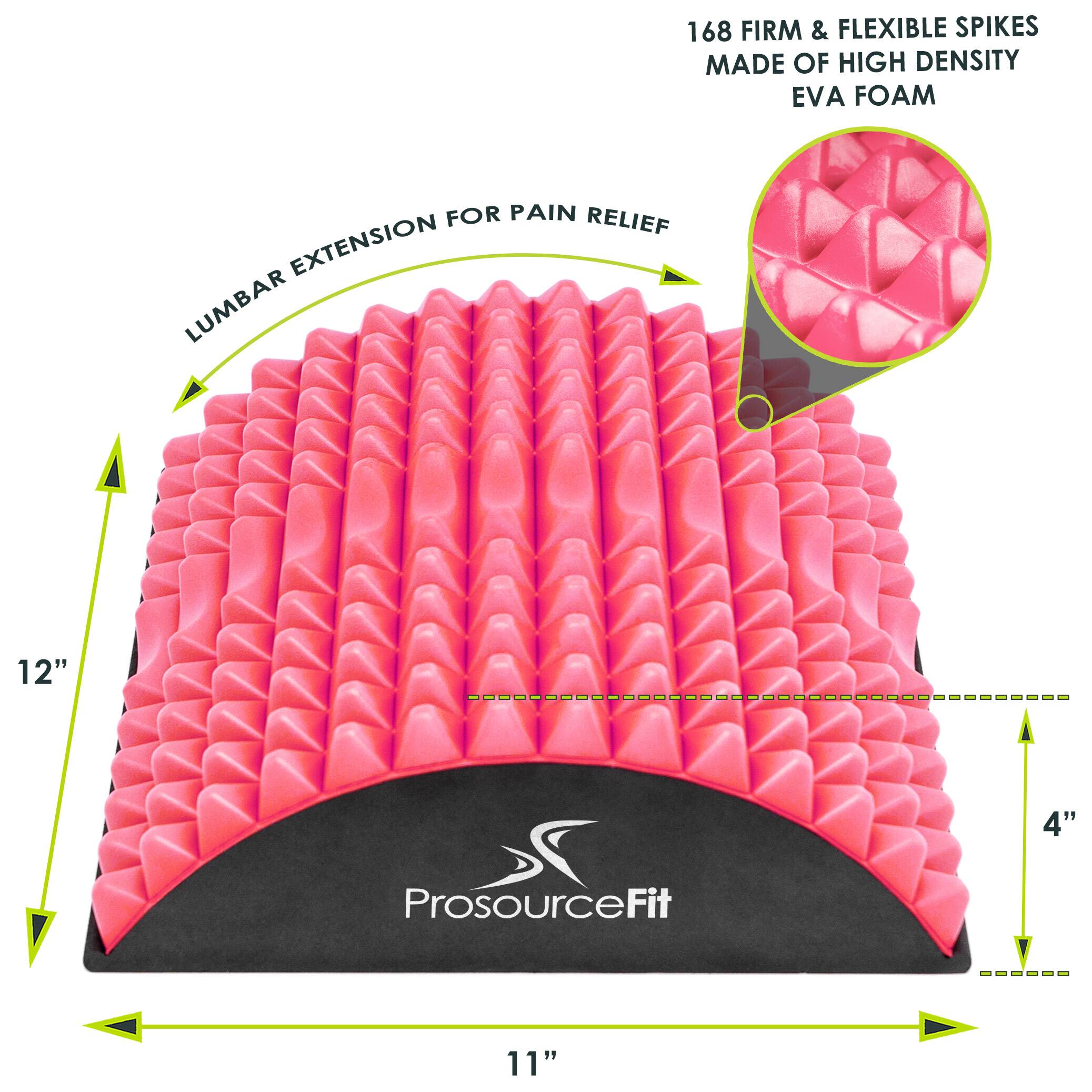 168 FIRM & FLEXIBLE SPIKES MADE OF HIGH DENSITY EVA FOAM FOR PAIN RELIEF LUMBAR EXTENSION 12"  ProsourceFit 4" 11"