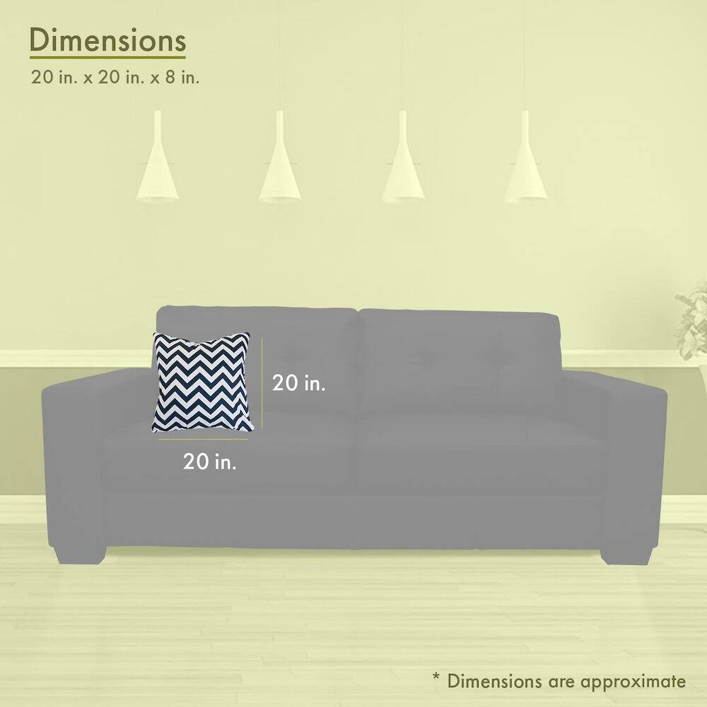 Dimensions  
20 in. x 20 in. x 8 in.  

20 in.  
20 in.  

*Dimensions are approximate