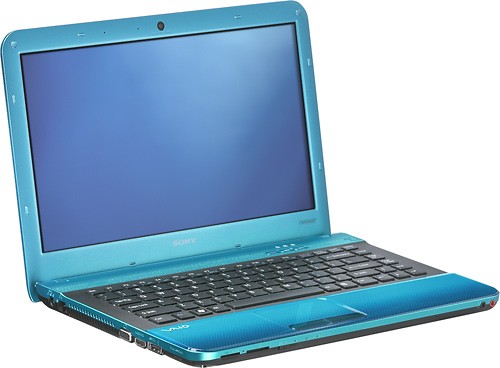 vaio laptop blue