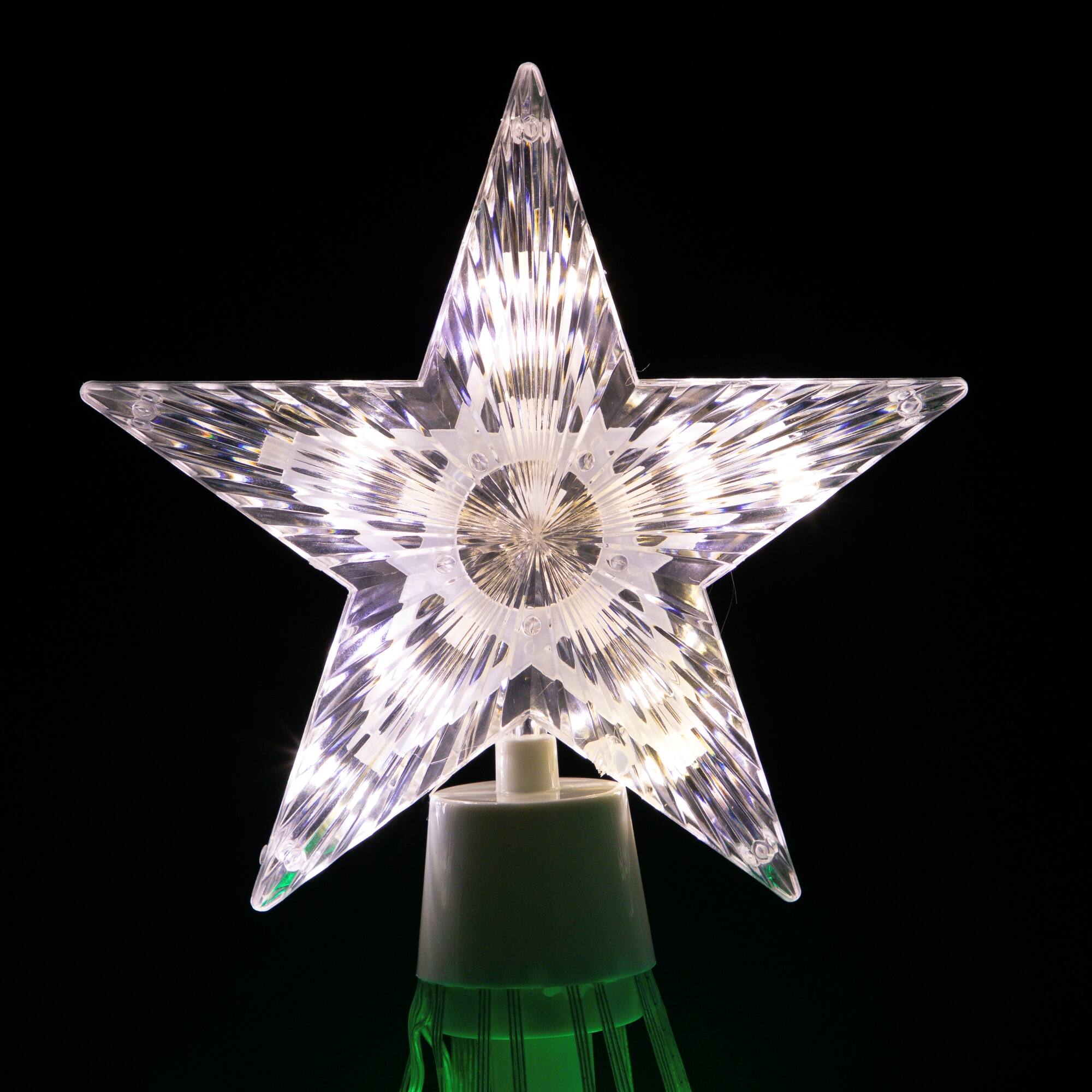 Alt View 3. Northlight - LED Lighted Color Changing Multiple Function Outdoor Christmas Cone Tree - 6' - White.