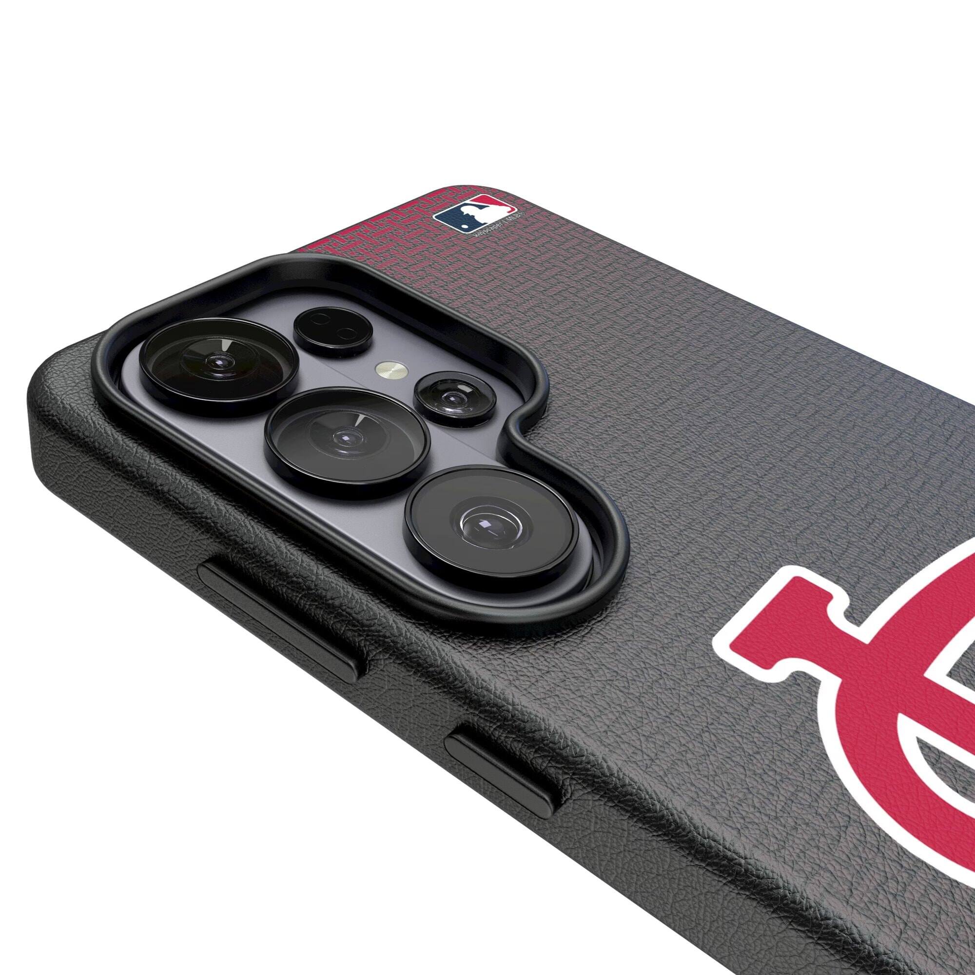 Alt View 2. Keyscaper - Linen Galaxy Magnetic Bump Case - S25 Ultra - Black.
