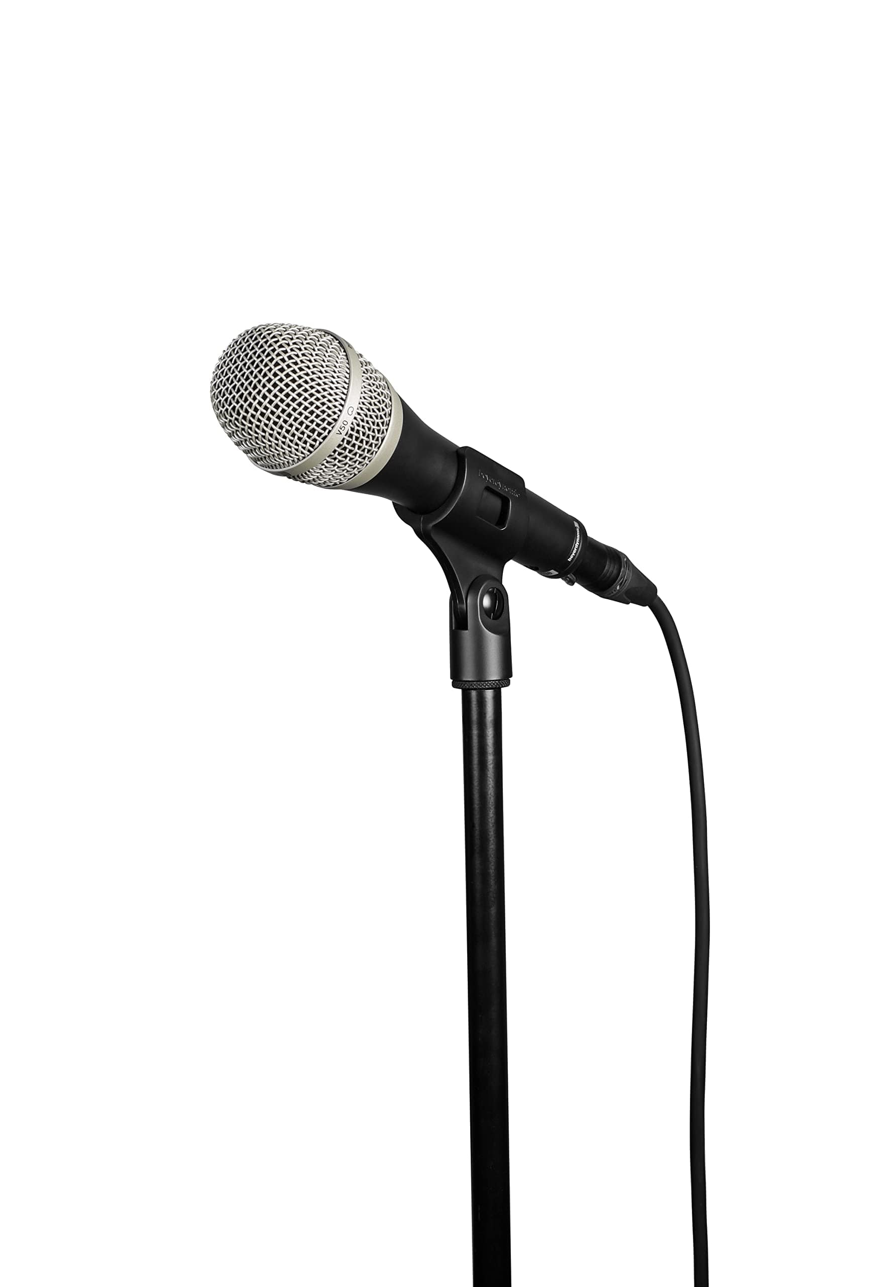 Front. Beyerdynamic - Beyerdynamic TG-V50s Professional Dynamic Cardioid Microphone for Vocals, with Lockable On/Off Switch - Black.
