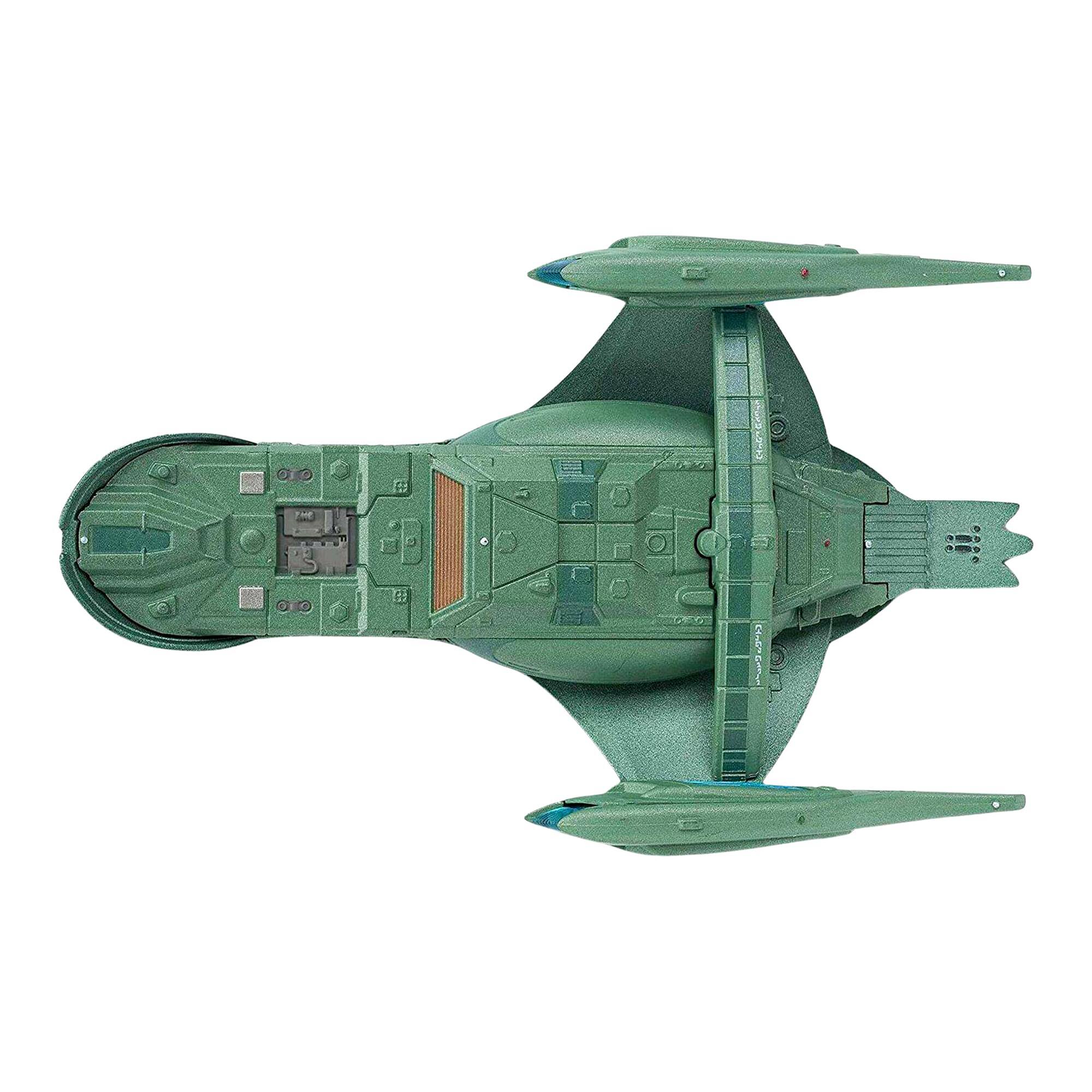Alt View 3. Eaglemoss - Eaglemoss Star Trek Starship Replica | Romulan Shuttle - Green.