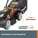 WORX AON POWER SHAP 06
2-IN-1 BAG OR MULCH
6 CHOICES OF GRASS HEIGHT (1.5" - 3.5")
CUSTOMIZE YOUR PRECISION