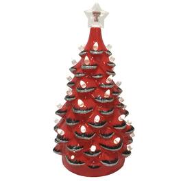 Santa's Workshop - /Black Texas Tech Raiders 14'' Ceramic Tree - Red