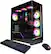 Front. CyberPowerPC - Gaming Desktop - AMD Ryzen 9 9950X - NVIDIA GeForce RTX 5070 Ti 16GB - 64GB DDR5 - 4TB PCIe 4.0 SSD - Black.