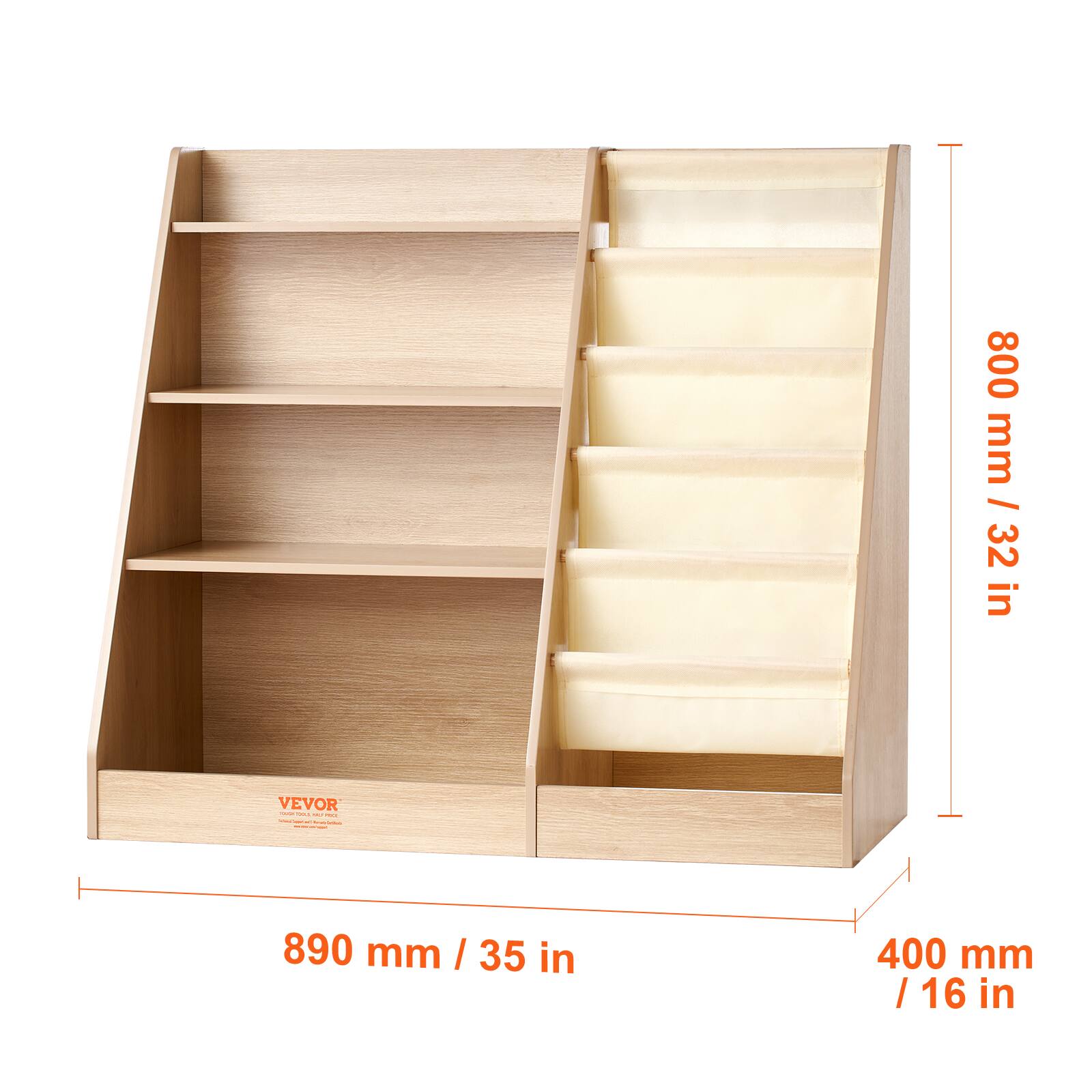 800 mm / 32 in
890 mm / 35 in
400 mm / 16 in