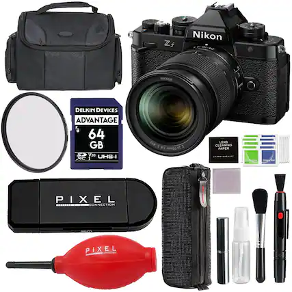 Nikon Zf with NIKKOR Lens
DELKIN DEVICES ADVANTAGE 64 GB SP V30 UHS-I XC I
PIXEL CONNECTION
LENS CLEANING PAPER
PIXEL CONNECTION
Lens Cleaning Kit