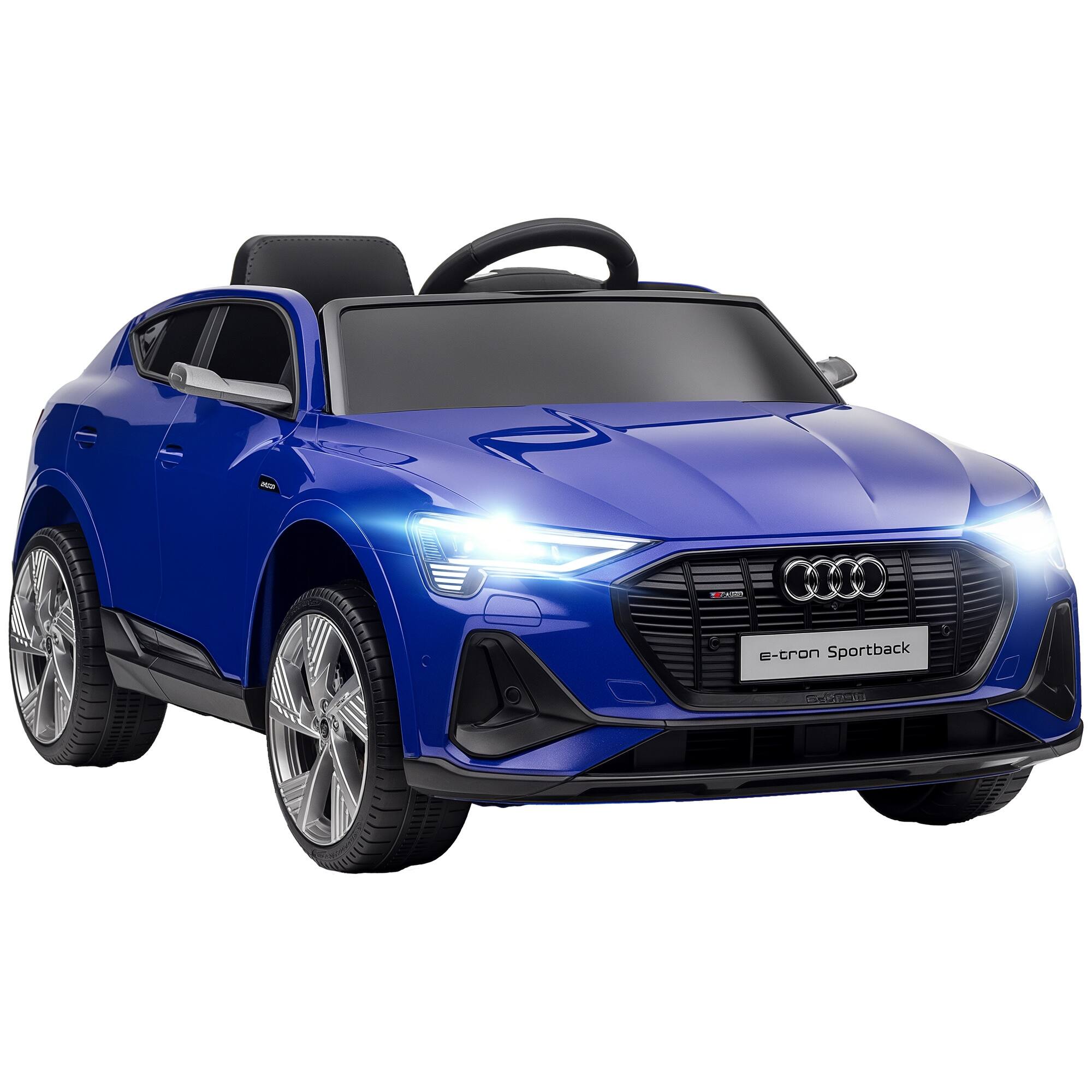 Aosom - 12V Kids Electric Ride On Car, Audi E-tron, Battery Powered Toy with Parent Remote Control, Suspension System, Wheels