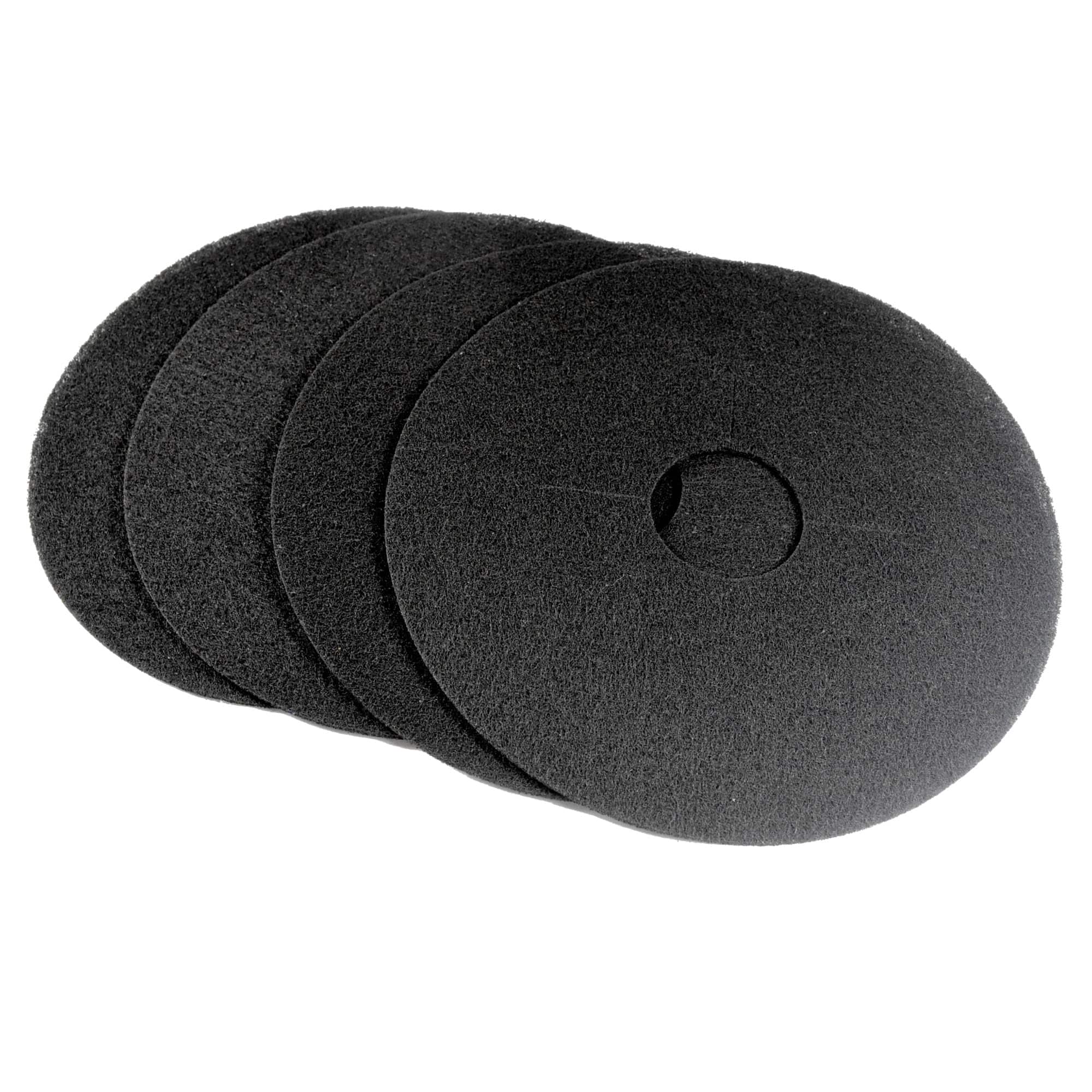 HQRP - Activated Carbon Cat Litter Box Filters 4-Pack Charcoal Odor Control Pads for Good Pet Stuff Hidden Litter Planter - Black