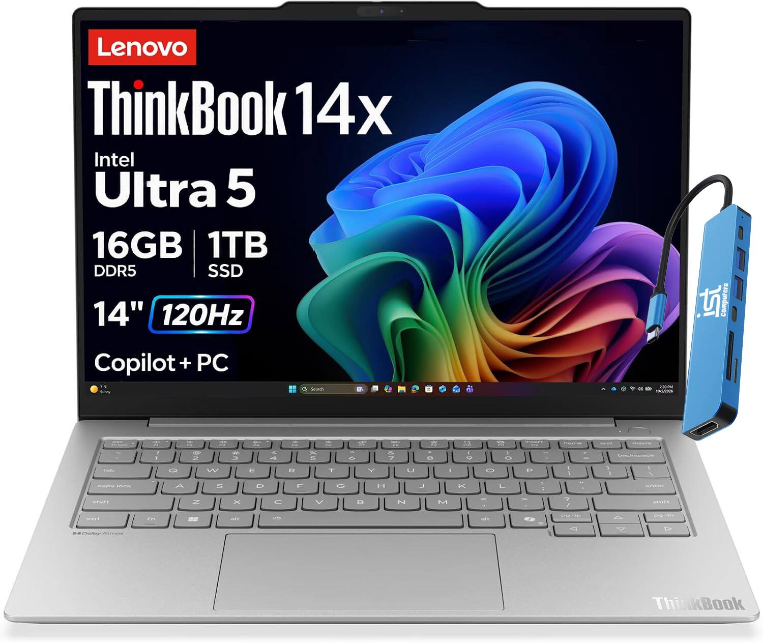 Lenovo ThinkBook 14x Intel Ultra 5 16GB 1TB DDR5 SSD 14" 120Hz

Copilot + PC

Search

... GAME

I
-
7
- =
-
2%
21%
V
-
fat
0
W

MC
T
Y
U
8
-
-
%
e &
tast
A
=>
D
THE
0
H
L
K
-
a
shire
=
X
C
V
20%
Z
M
1
-
shift
-
==
Like
O
BASE LIVE -1
A
C

ThinkBook